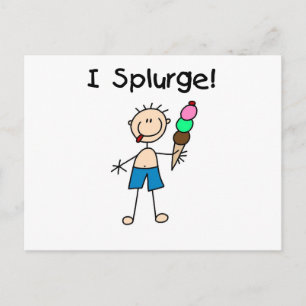 Carte Postale Je verse des t-shirts et des cadeaux