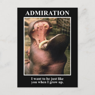Carte Postale Je veux être comme toi quand je serai grand
