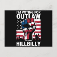 Je Vote Pour l'Outlaw Et le Hillbilly 2024 U