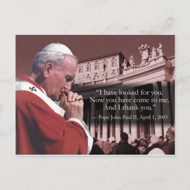 Carte Postale Je vous ai cherché (Devant)