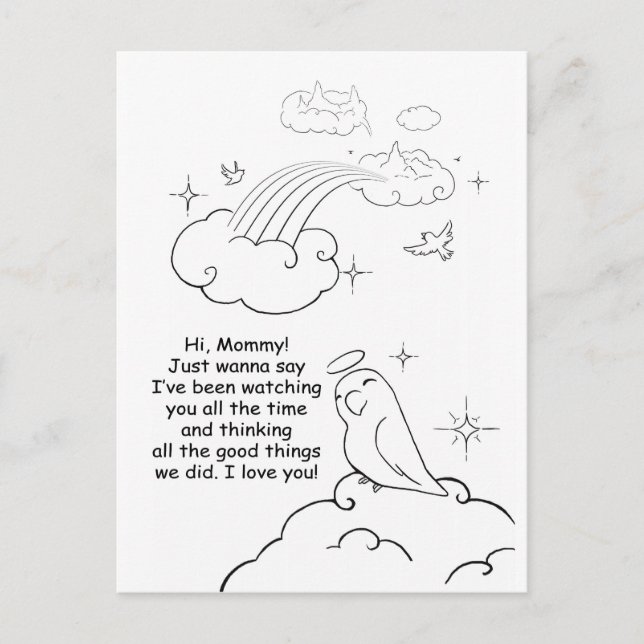 Carte Postale Je vous regarde (Devant)