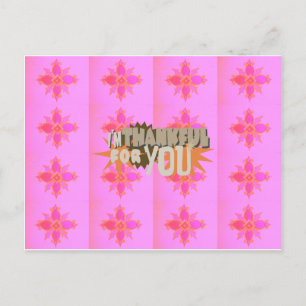 Carte Postale Je vous remercie : Une expression sincère