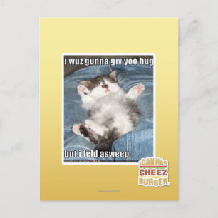 Carte Postale Je wuz gunna vous donne un câlin