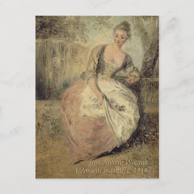 Carte postale Jean-Antoine Watteau CC0588 Rococo (Devant)
