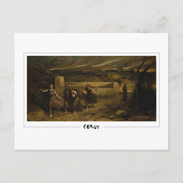 Carte Postale Jean-Baptiste-Camille Corot #43 - Beaux-Arts (Devant)