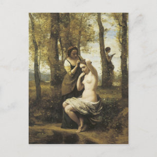 Carte Postale Jean-Baptiste-Camille Corot Les Toilettes