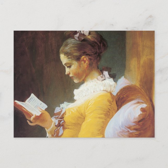Carte Postale Jean-Honore Fragonard Le lecteur (Devant)