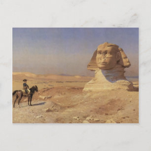 Carte Postale Jean-Leon Gerome- Bonaparte avant le Sphinx