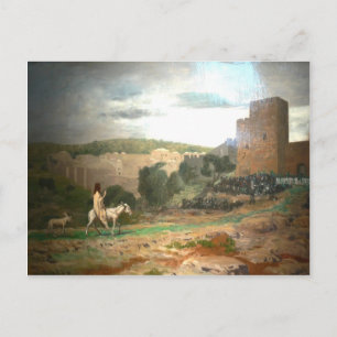 Carte Postale Jean-Leon Gerome - Entrée du Christ à Jérusalem