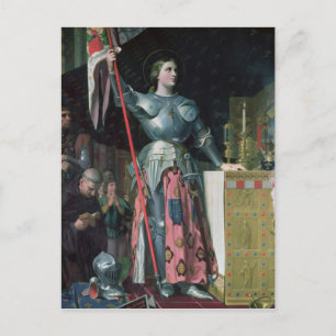 Carte Postale Jeanne d'Arc au couronnement du roi Charles