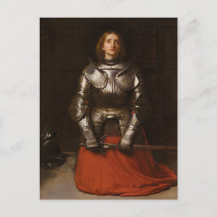 Carte Postale Jeanne d'Arc c. 1865 par John Everett Millais