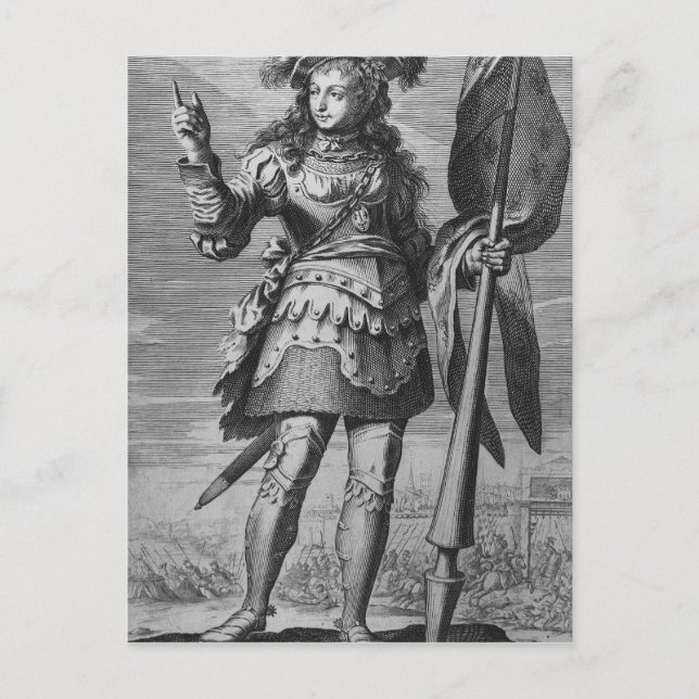 Carte Postale Jeanne d'Arc devant Orléans (Devant)