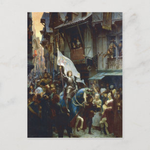 Carte Postale Jeanne d'Arc entre à Orléans