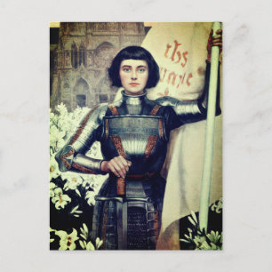 Carte Postale Jeanne d'Arc (illustration Albert Lynch)