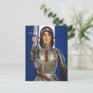 Carte Postale Jeanne d'Arc : La servante d'Orléans, héroïne du c