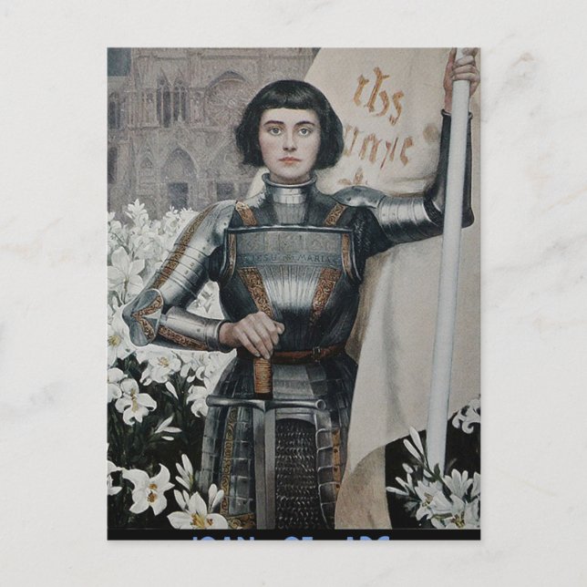 Carte Postale Jeanne d'Arc par Albert Lynch (Devant)