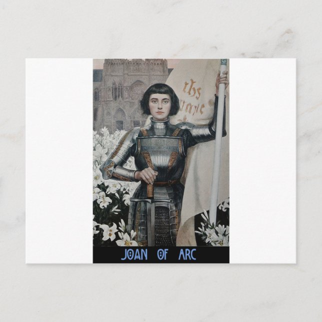 Carte Postale Jeanne d'Arc par Albert Lynch (Devant)