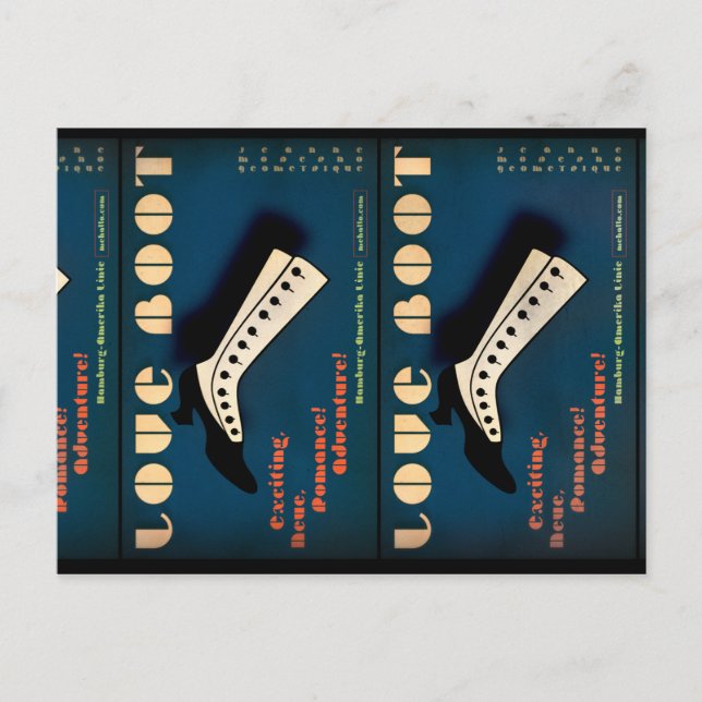 Carte Postale Jeanne : Love Boot (Devant)