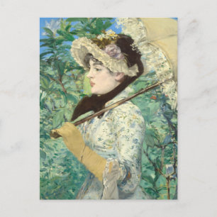Carte Postale Jeanne (printemps) Edouard Manet