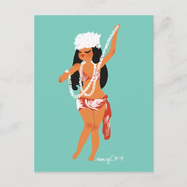 Carte postale Jeanne's Tiare (Devant)