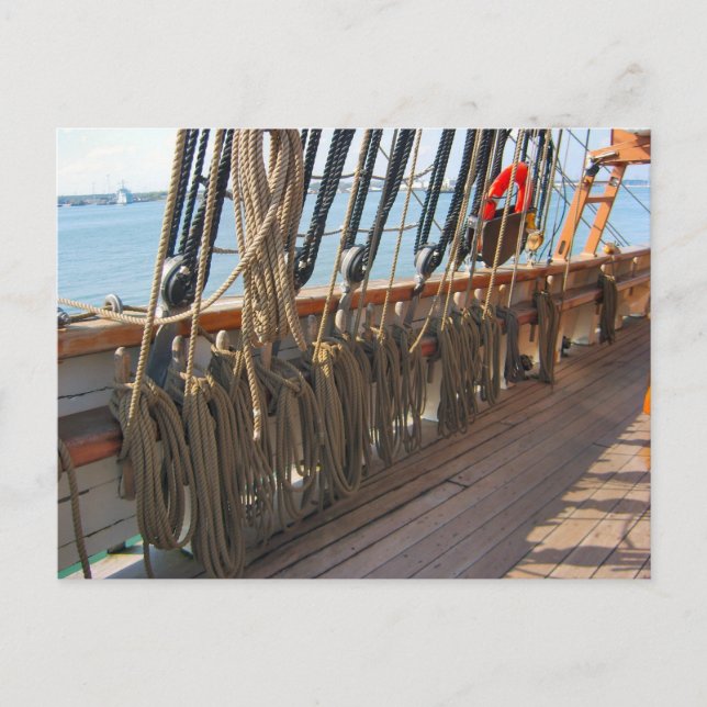 Carte Postale "Jeannie Johnston" navire d'entraînement à la voil (Devant)