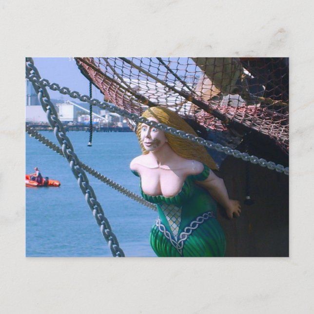 Carte Postale "Jeannie Johnston" navire d'entraînement à la voil (Devant)