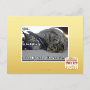 Carte Postale J'écoute