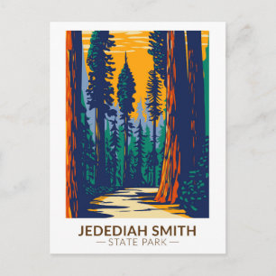 Carte Postale Jedediah Smith Redwoods State Park Californie