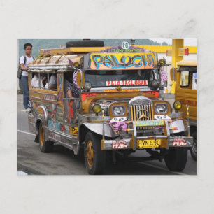Carte Postale Jeepney