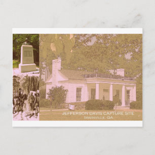 Carte Postale Jefferson Davis Historic Capture Site - Irwinville