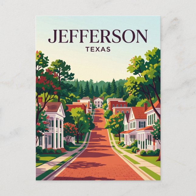 Carte Postale Jefferson États-Unis (Devant)