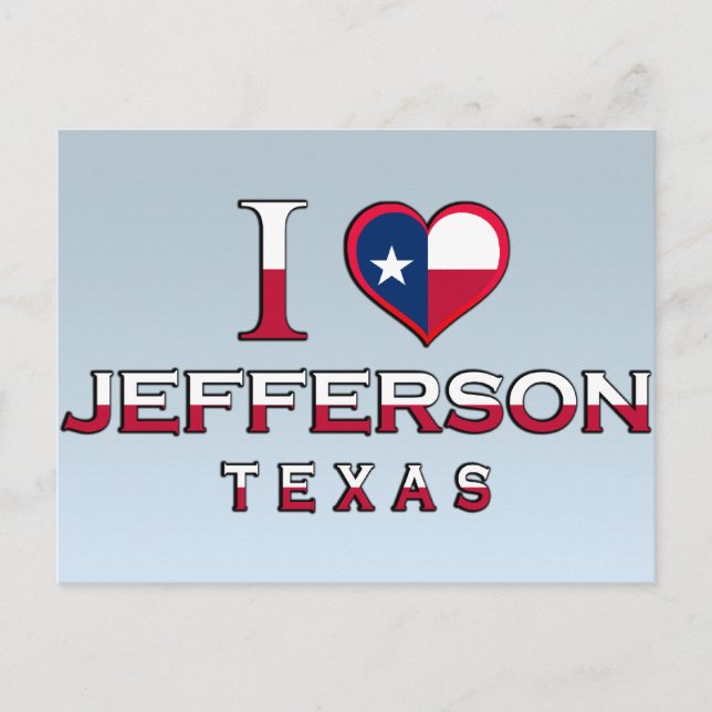 Carte Postale Jefferson �, Texas (Devant)