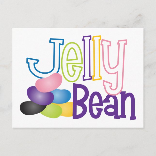Carte Postale Jelly Bean (Devant)