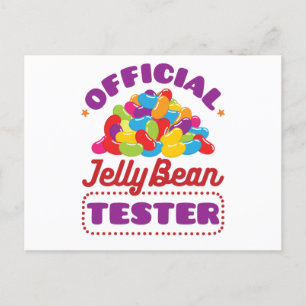 Carte Postale Jelly Bean Tester Officielle Candy de Pâques
