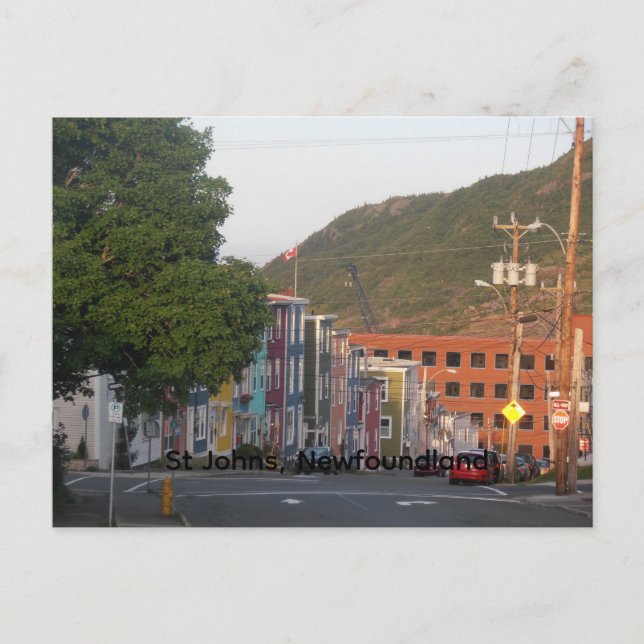 Carte Postale Jellybean Row à St Johns (Devant)