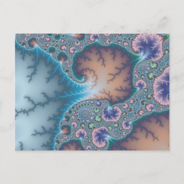 Carte Postale Jellyfish - Fractal Postcard (Devant)