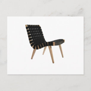 Carte Postale JENS RISOM par Knoll Mid-Century Moderne Strap Cha