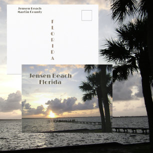 Carte Postale Jensen Beach Florida Sunrise Photographie