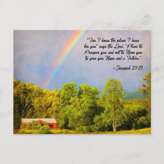 Carte postale - Jérémie 29:11 Car je connais les p