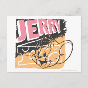 Carte Postale Jerry Face sur le fromage