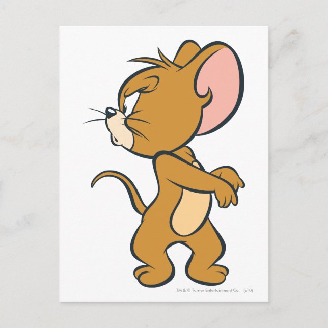 Carte Postale Jerry Regarder En Arrière En Colère (Devant)