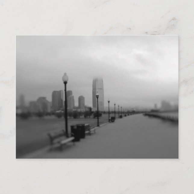 Carte Postale Jersey City Du Liberty State Park (Devant)