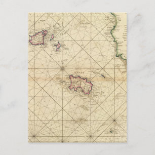 Carte Postale Jersey, Guernesey