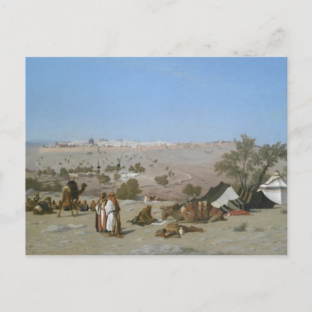 Carte Postale Jérusalem du Mont des Oliviers | 1880 (Devant)