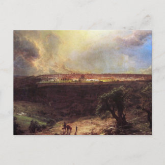 Carte Postale Jérusalem du Mont des Oliviers par l'église