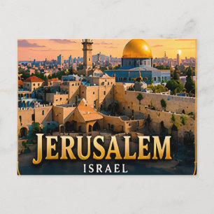 Carte Postale Jérusalem Israël Patrimoine Ancien Évasion 📍