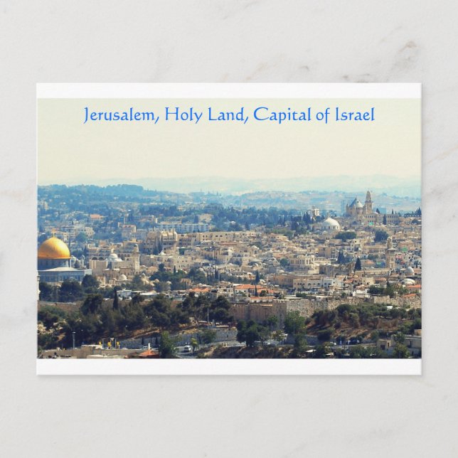 Carte Postale Jerusalem panoramic_edit-1A (6856 x 2400), Je... (Devant)