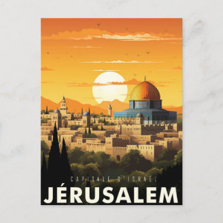 Carte Postale Jérusalem - poster - Affiche