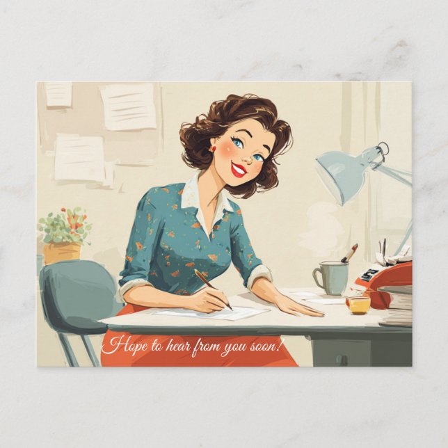 Carte Postale J'espère avoir de vos nouvelles bientôt ! (Devant)