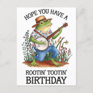 Carte Postale J'Espère Que Vous Avez Une Grenouille D'Anniversai